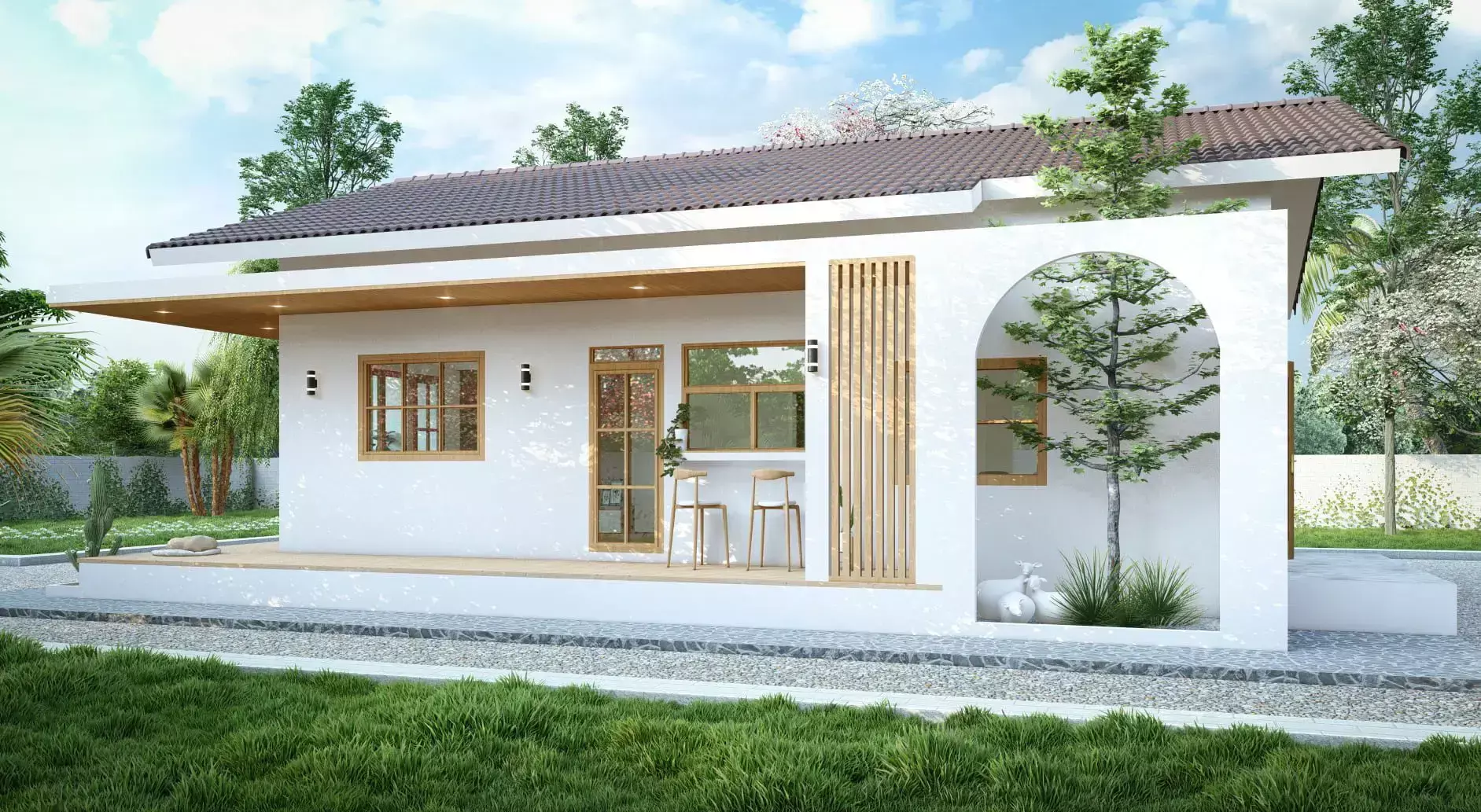 20+ Mẫu Nhà Cấp 4 Nông Thôn Đẹp, Giá Rẻ