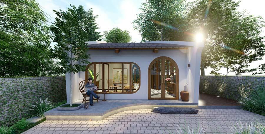 Thích Mê Mẫu Nhà Vườn Cấp 4 Gần Gũi Thiên Nhiên