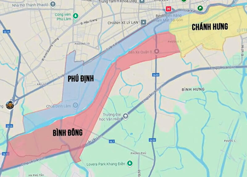 Quận 8 Sau Sáp Nhập Còn Mấy Phường? Bản Đồ Quận 8 Sau Sáp Nhập