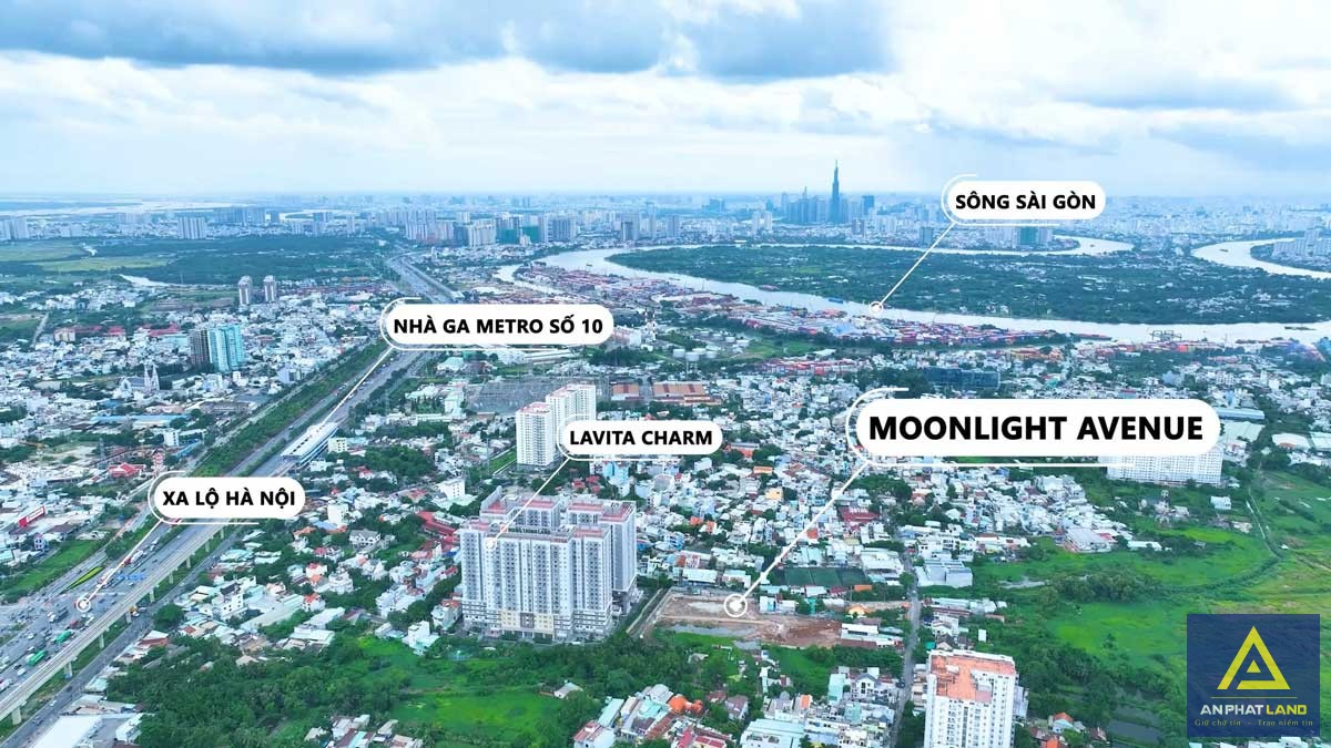 Vị trí dự án Moonlight Avenue