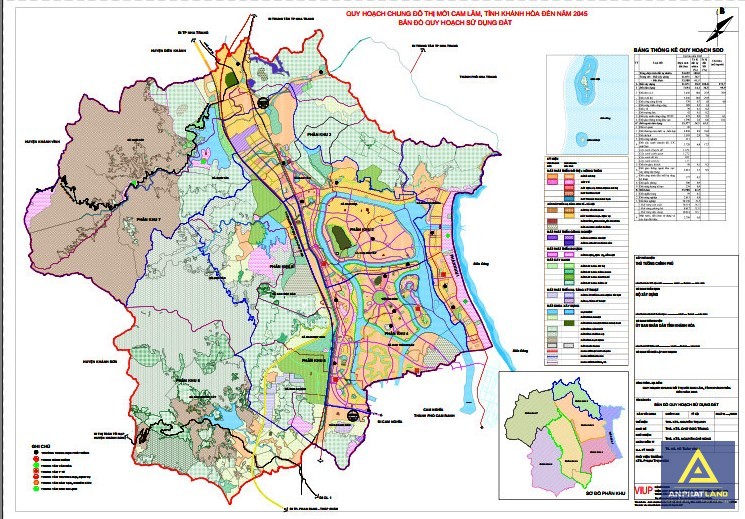 Bản đồ quy hoạch Cam Lâm, Khánh Hòa