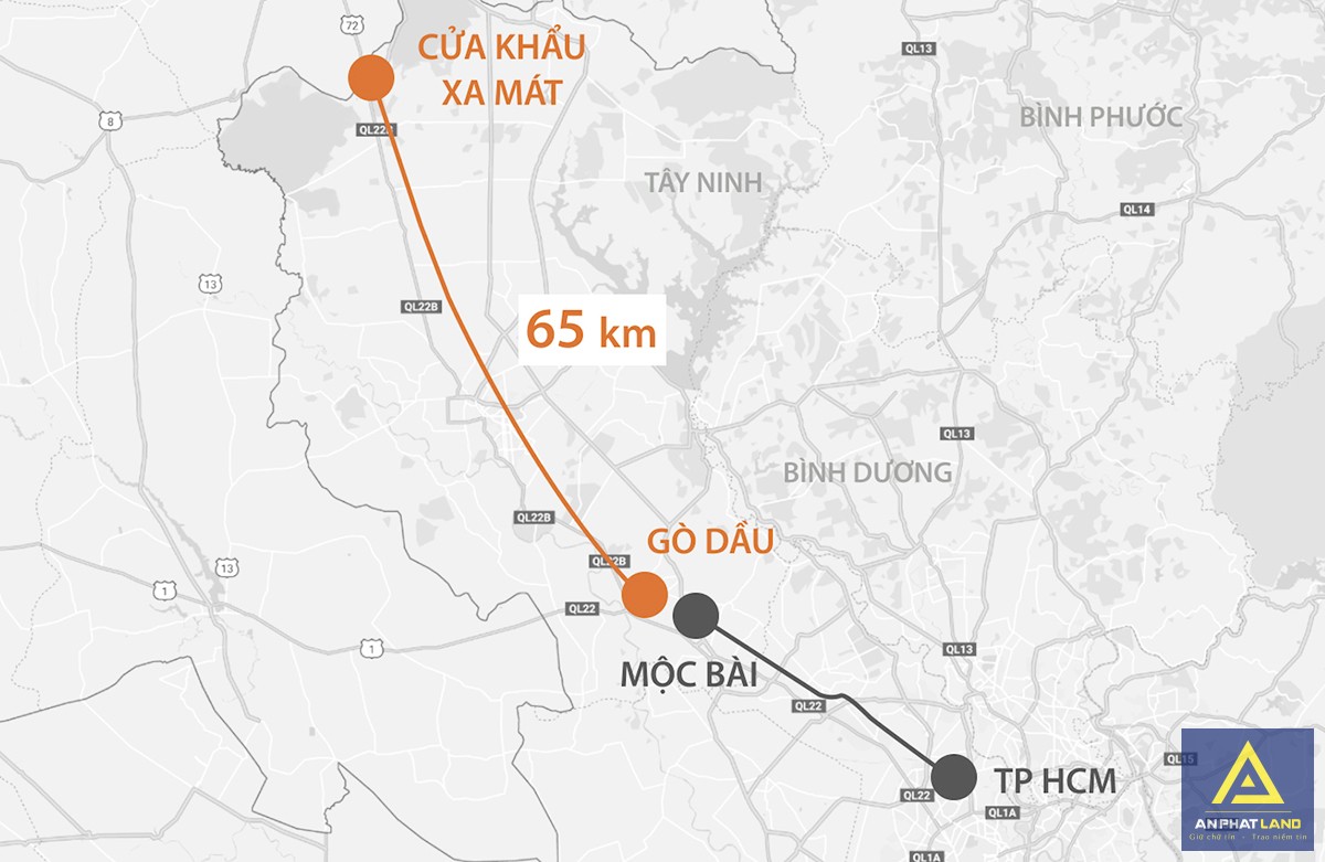 Dự án xây dựng cao tốc Gò Dầu - Xa Mát